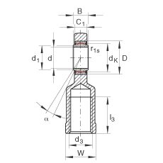 US GIL70-UK-2RS, (j) DIN ISO 12 240-4 ˜(ni)ݼySoɂ(c)ܷ