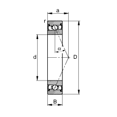 SS HSS71908-E-T-P4S, {(dio)(ji)Ɍb|  = 25ɂ(c)ܷǽ|ƹ