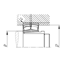 {ĝLS 22317-E1-K-T41A + AHX2317, (j) DIN 635-2 ˜ʵҪߴ, F׺ж